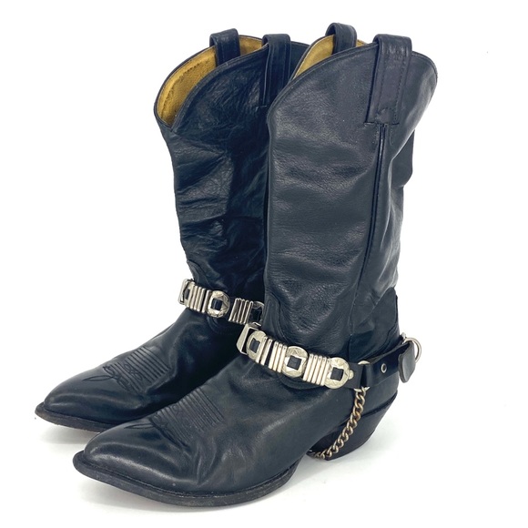 cowboy boot harness straps